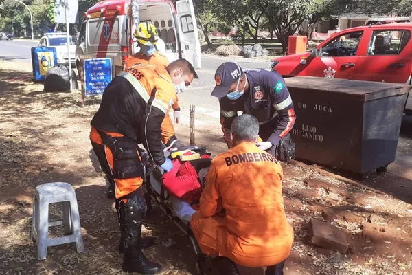 Ciclista atropelada na Asa Sul