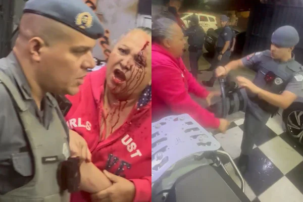 Vídeos: mulher de 63 anos e família são agredidos por PMs em Barueri