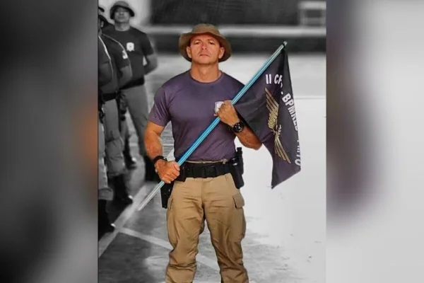 Imagem colorida de sargento morto pela esposa - Metrópoles