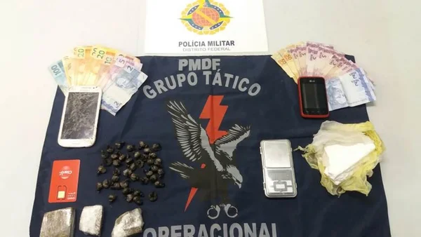 PM apreende droga que seria entregue de brinde em festa Santa Pegação