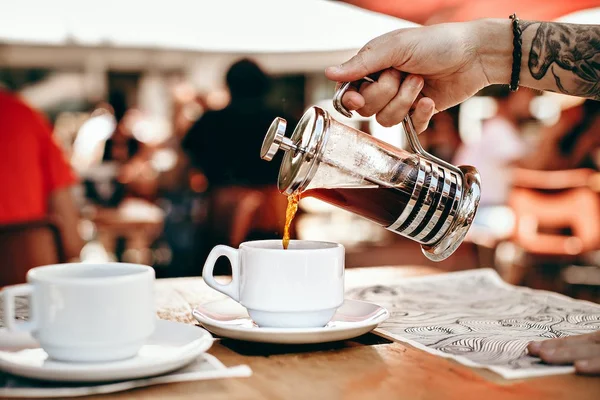 Café especial, prensa francesa