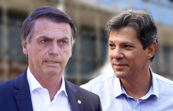 Pesquisa XP/Ipespe: Bolsonaro tem 59% contra Haddad (41%)