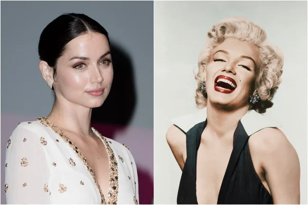 Ana de Armas e Marilyn Monroe