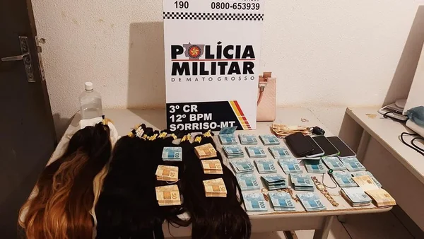 Em MT, quadrilha é presa após furtar apliques de cabelo e 70 mil reais