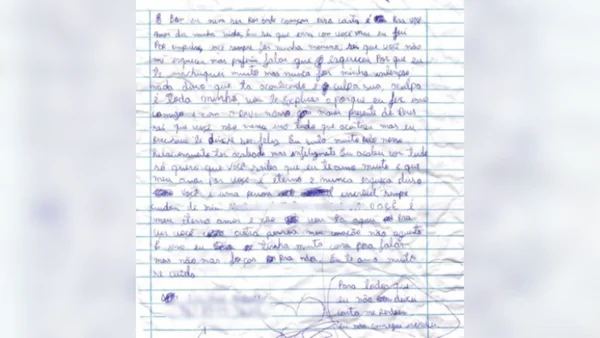Homem confessa que matou filho e deixa carta à ex: “Presente de Deus”