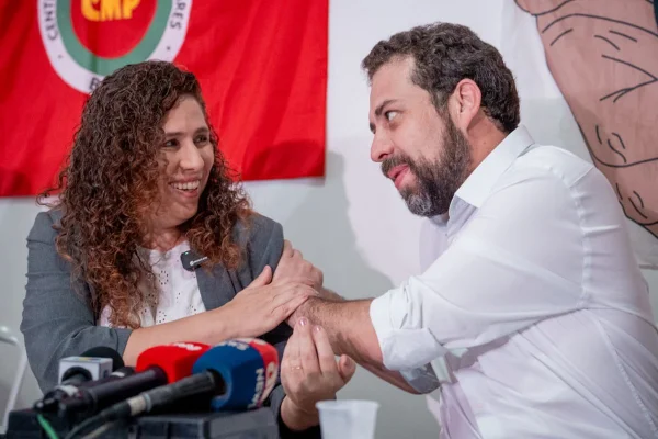 Guilherme Boulos e Esther Dweck