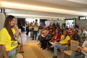 "Água potável é uma necessidade básica", disse Paula Belmonte "Água potável é uma necessidade básica", disse Paula Belmonte