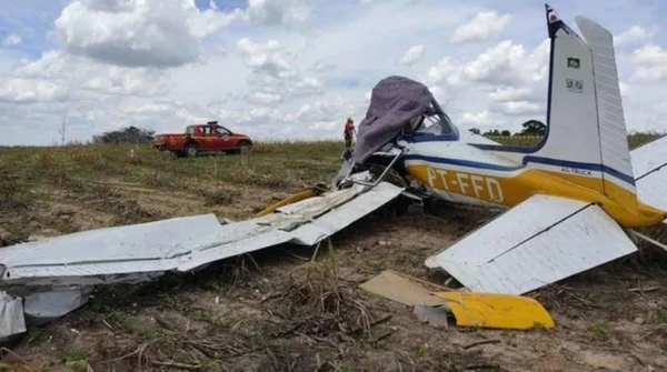 Piloto morre em queda de avião no interior de Minas Gerais