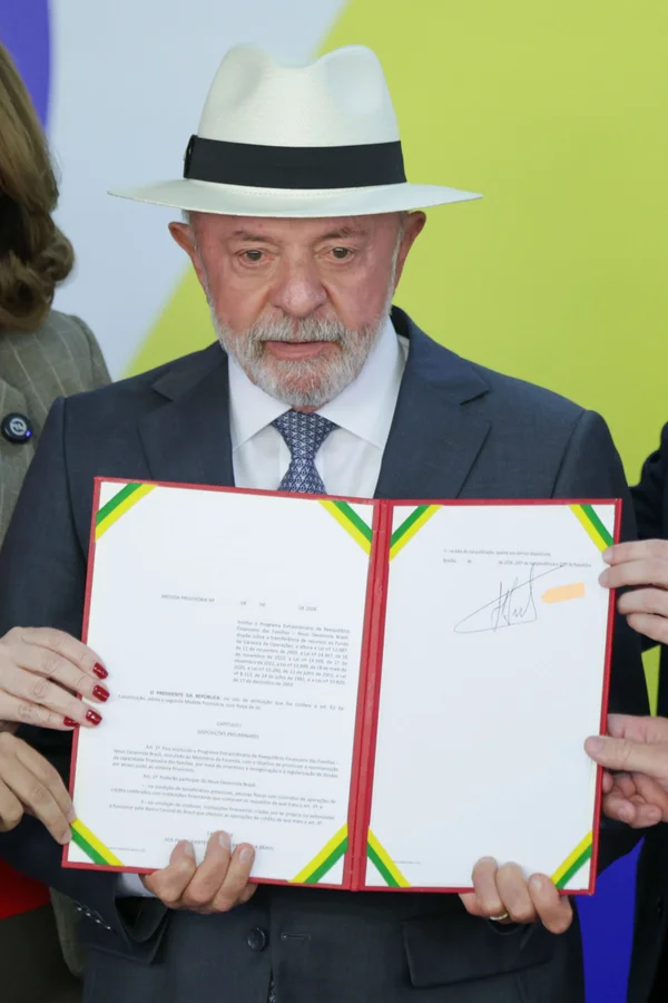 O presidente da República, Luiz Inácio Lula da Silva PT Palácio do Planalto no lançamento do Novo Desenrola Brasil Metropoles 8