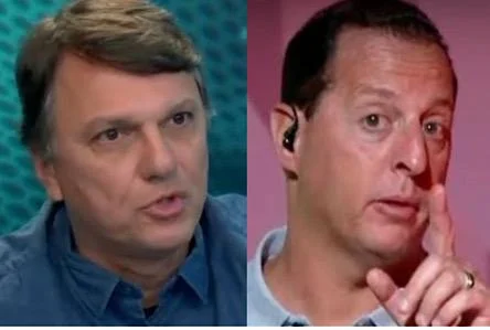 A troca de farpas entre os jornalistas Mauro Cezar e Benjamin Back