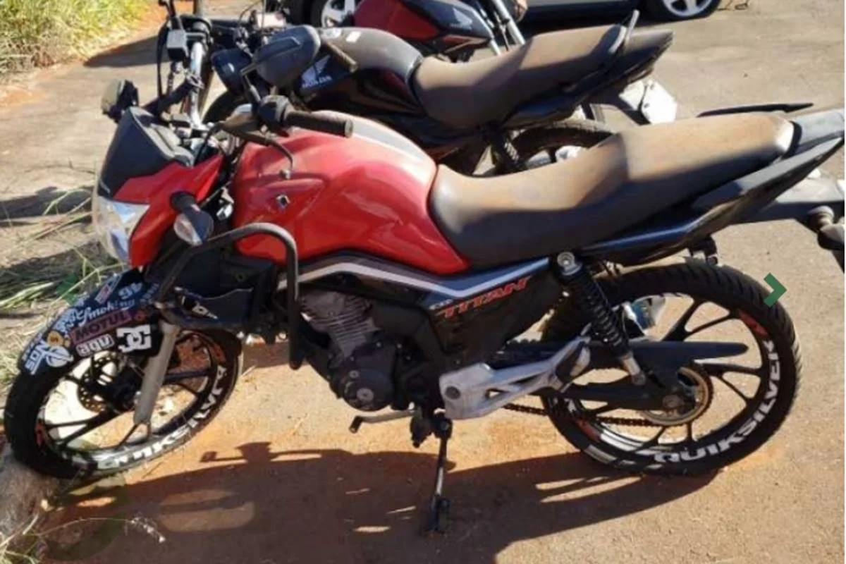 Item Lote 021: Honda Cg 160 Titan, modelo/ano: 2020/2019. Lance mínimo (até o momento da publicação): R$ 6,5 mil
Item Lote 021: Honda Cg 160 Titan, modelo/ano: 2020/2019. Lance mínimo (até o momento da publicação): R$ 6,5 mil