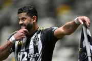 Hulk em partida pelo Atlético-MG
