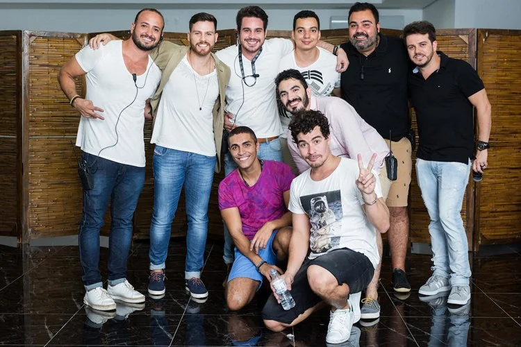 Nos bastidores da Feijoadinha Nos bastidores da Feijoadinha