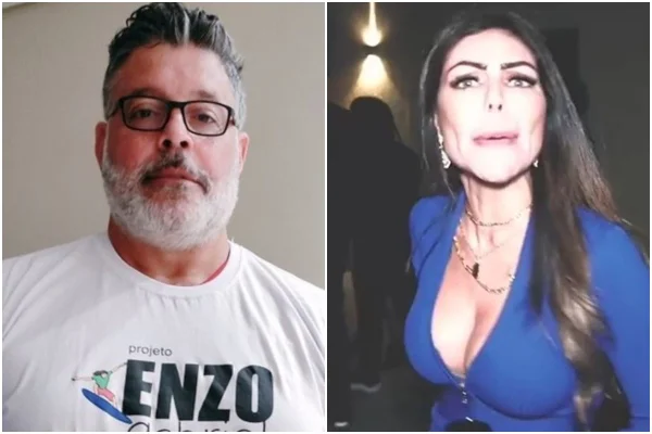 Liziane e Alexandre Frota