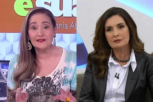 Sonia Abrão e Fátima Bernardes