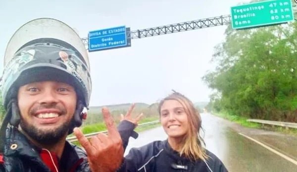 Casal de viajantes fica ferido em acidente na BR-060