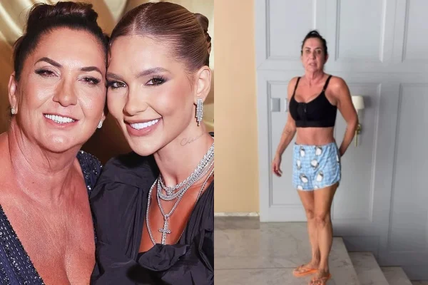 Virginia exibe novo visual da mãe após série de cirurgias