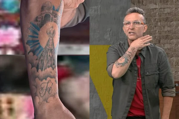 Neto exibe tatuagem de Nossa Senhora e critica ataque de bolsonaristas em Aparecida (SP) - Metrópoles