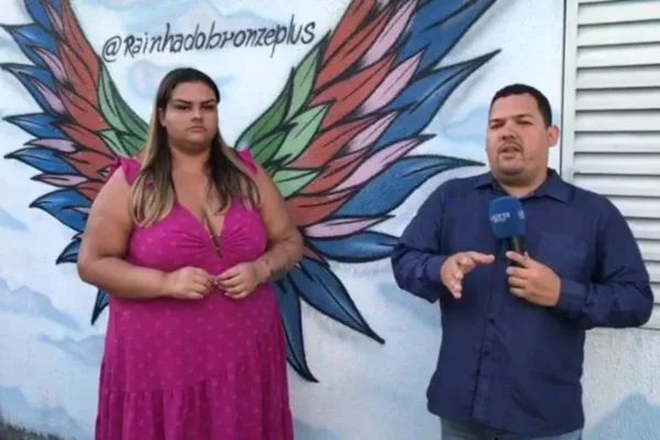 Imagem colorida de mulher que foi vítima de gordofobia em Fortaleza - Metrópoles