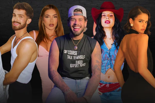 João Guilherme, Virginia Fonseca, Zé Felipe, Ana Castela e Bruna Marquezine