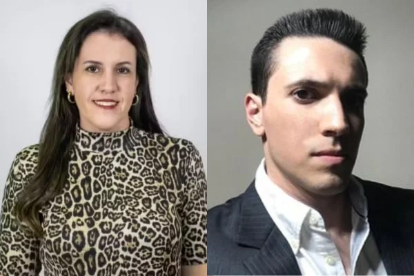 Imagem colorida de irmã e médico suspeito pela polícia de envenenar mulher