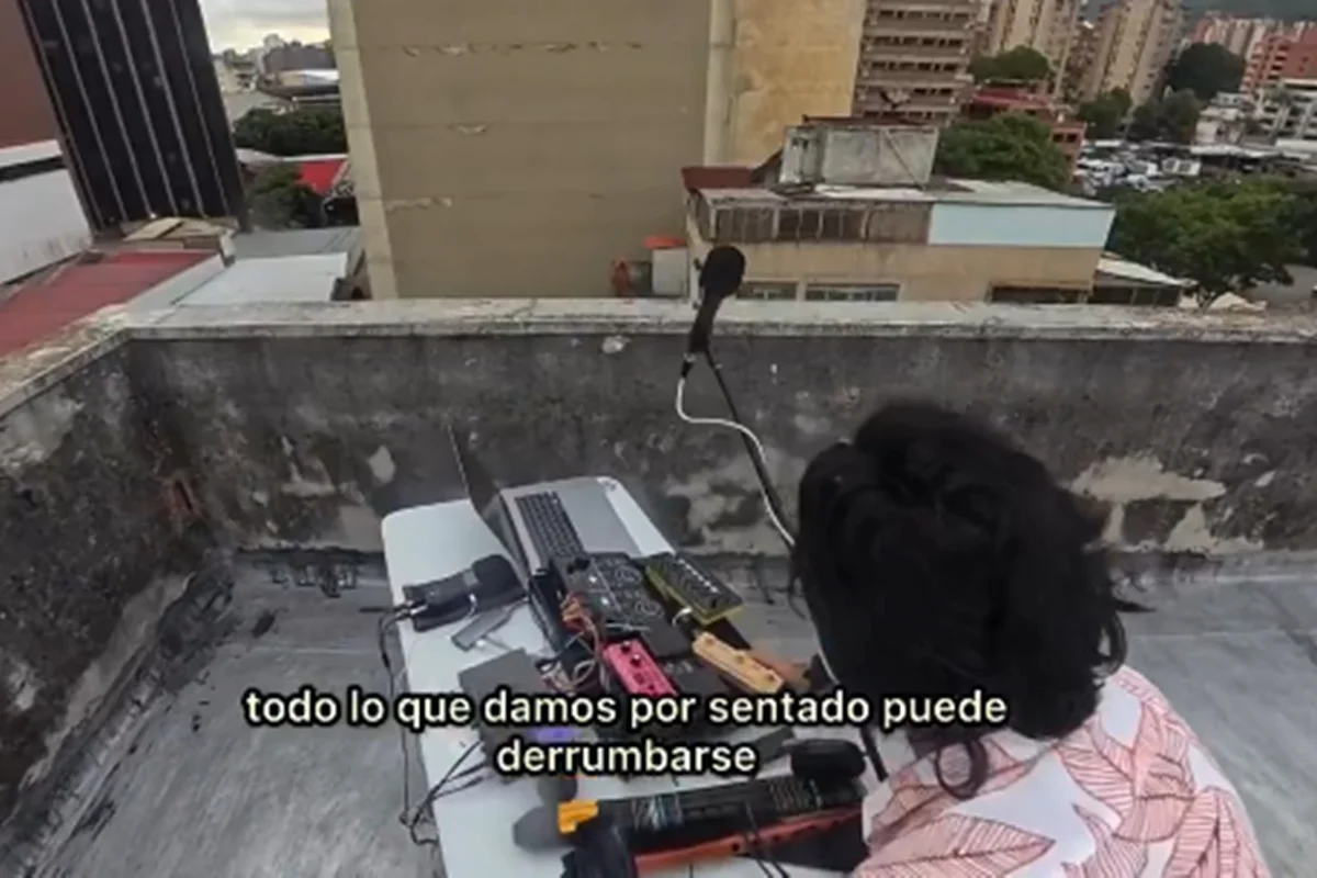 Músico venezuelano Víctor Bolivar gravou momento exato em que terremoto foi sentido em Caracas, capital da Venezuela