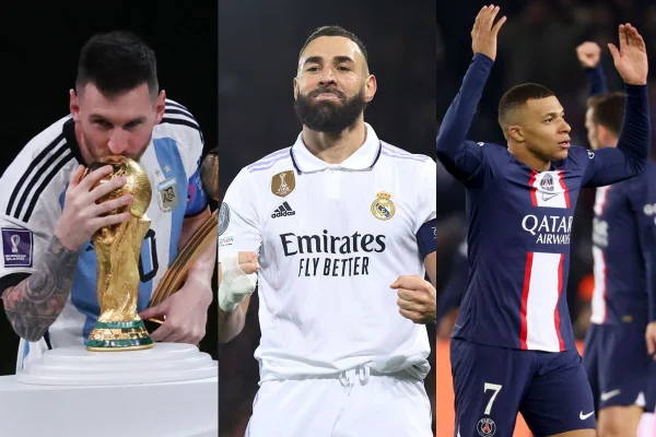 Messi, Benzema e Mbappé