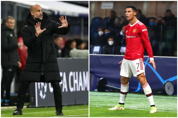 Pep Guardiola e Cristiano Ronaldo