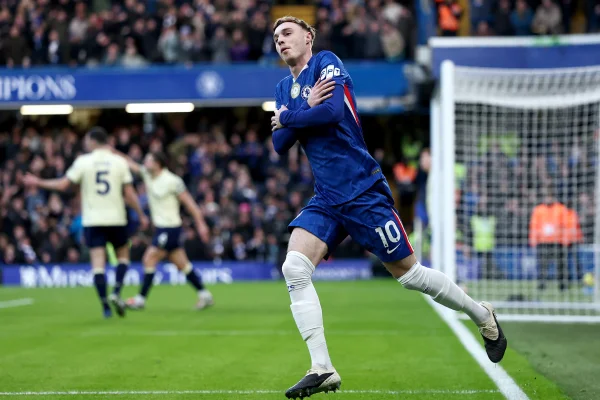 Imagem colorida da partida entre Chelsea x Everton