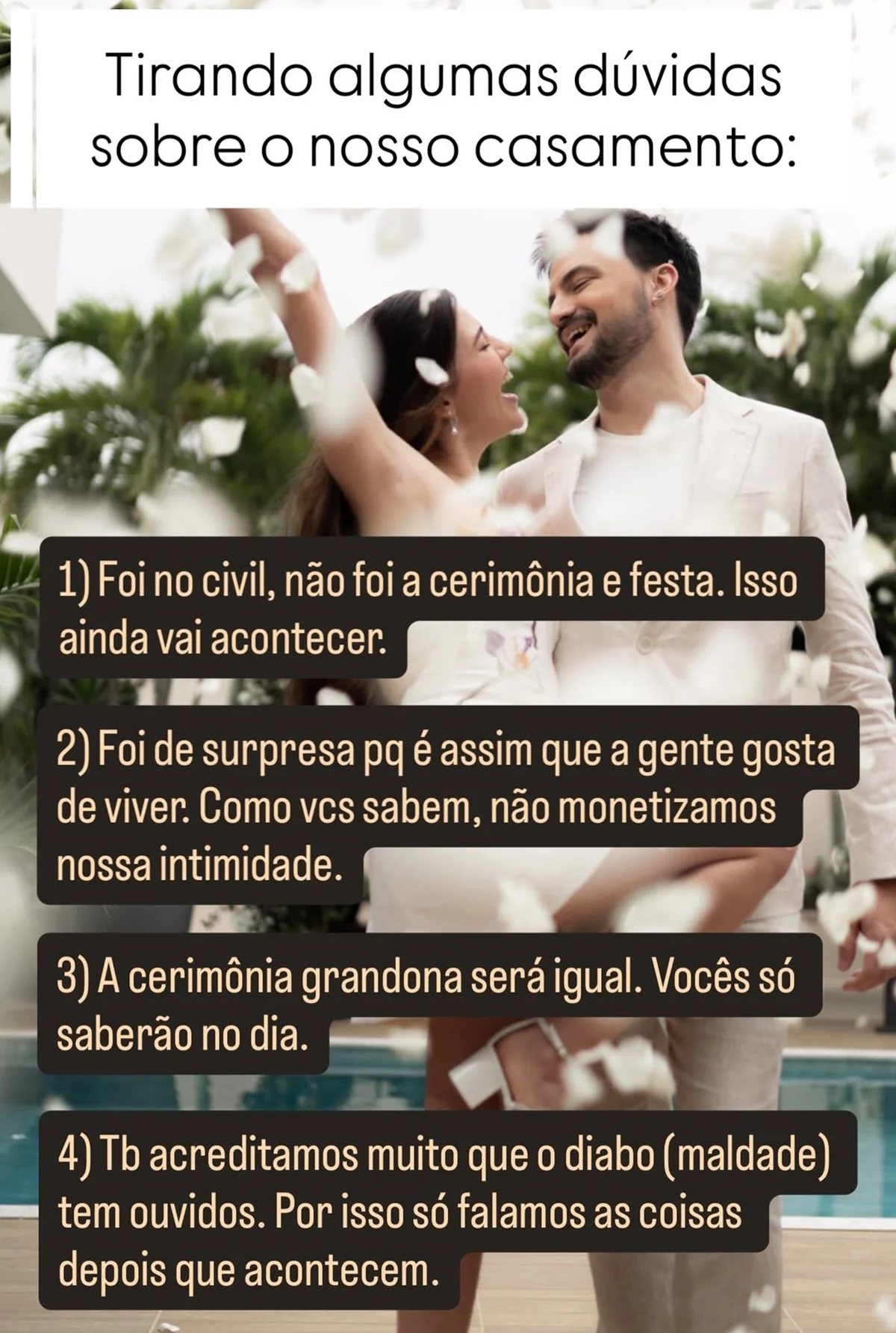 Felipe Neto revela detalhes do casamento surpresa com Juliane Carvalho Felipe Neto revela detalhes do casamento surpresa com Juliane Carvalho