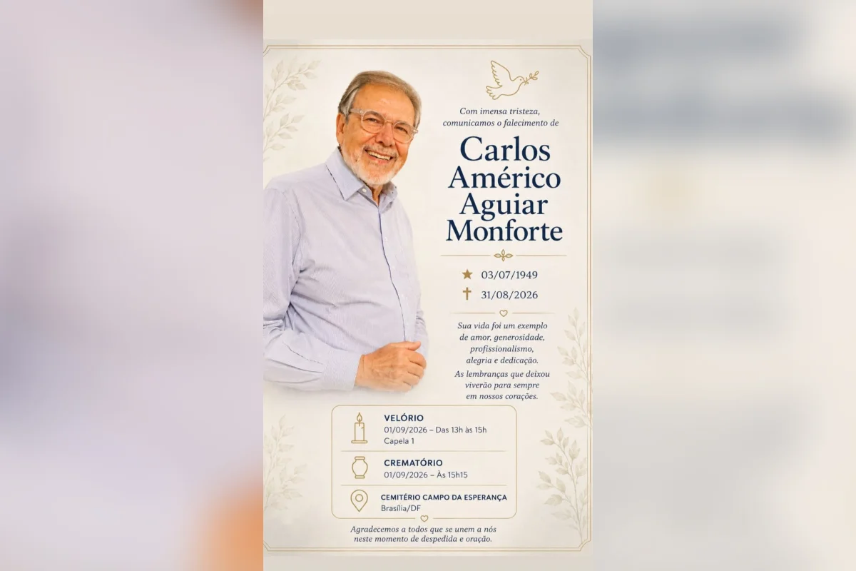 O jornalista Carlos Monforte será velado em Brasília O jornalista Carlos Monforte será velado em Brasília