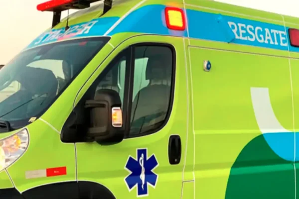 A equipe de resgate da concessionária se deslocou até o local para prestar atendimento