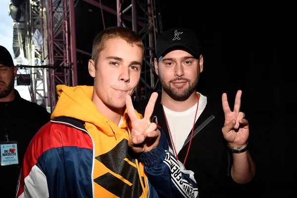 Justin Bieber e Scooter Braun - Metrópoles