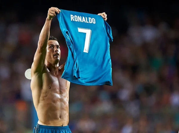 Cristiano Ronaldo comemorando