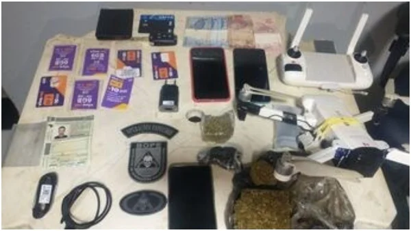 MG: polícia intercepta drone que levava drogas para dentro de presídio