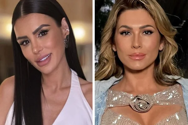 Montagem feita a partir de fotos das redes sociais de Gaby Cabrini e Lívia Andrade - Metrópoles