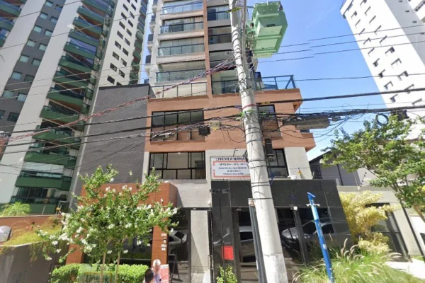 Prédio em que mulher foi feita refém pelo namorado, na zona sul de São Paulo. - Metrópoles