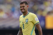 Bruno Guimarães desperdiçou pênalti contra a Noruega. Bruno Guimarães desperdiçou pênalti contra a Noruega.