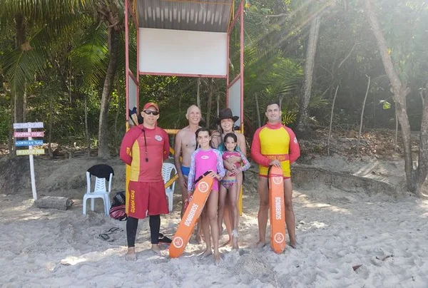 Turistas foram salvos pela equipe do BBS