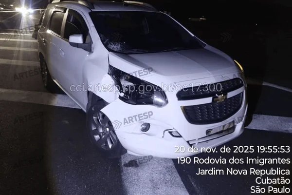 grávida companheiro atropelados rodovia imigrantes