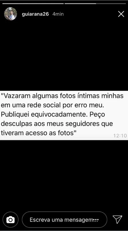 Confira o que ele escreveu Confira o que ele escreveu