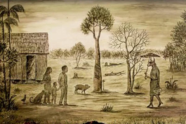 Foto colorda da capa do livro Amazônia - Profanação do Paraíso