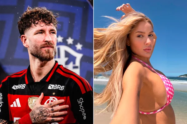 Léo Pereira e Karoline Lima