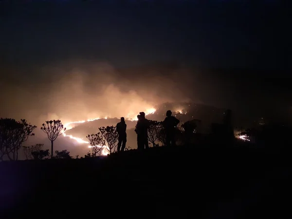 Incêndio na Chapada dos Veadeiros