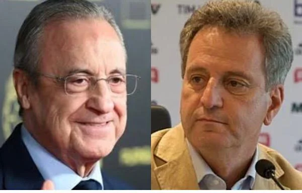 Florentino Pérez deu uma tapa com “luva de pelica” em Rodolfo Landim