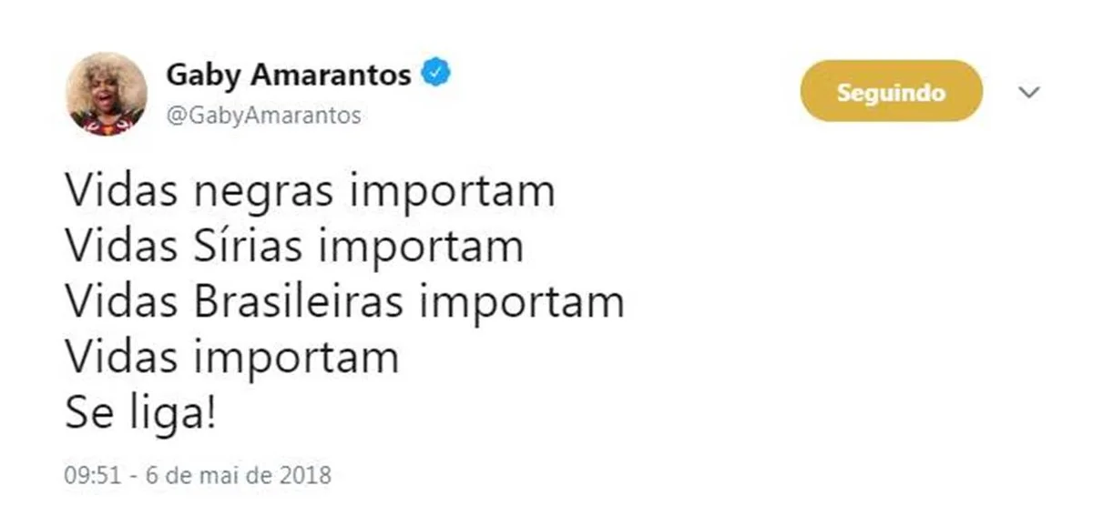 Gaby Amarantos discute com fãs de Kaysar em defesa de Gleici e Wagner - imagem 10 Gaby Amarantos discute com fãs de Kaysar em defesa de Gleici e Wagner - imagem 10