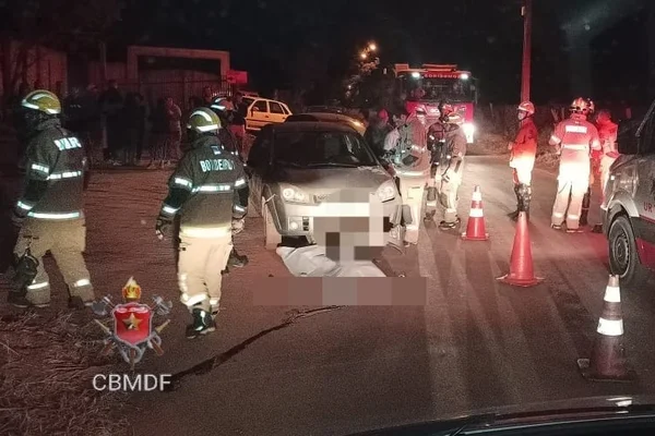Homem é atropelado em Planaltina