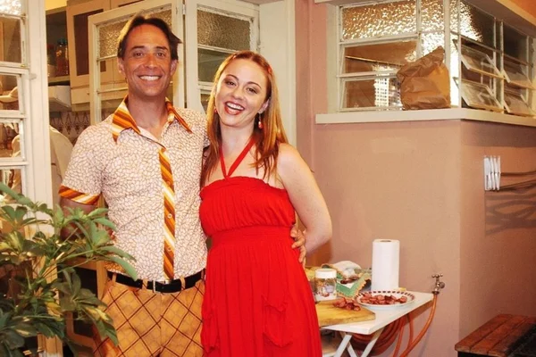 Guta Stresser e Pedro Cardoso em cena de A Grande Família - Metrópoles