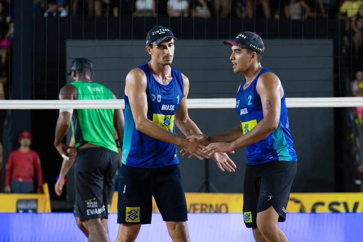 André e Renato garantiram o Brasil nas Olimpíadas de 2028 André e Renato garantiram o Brasil nas Olimpíadas de 2028
