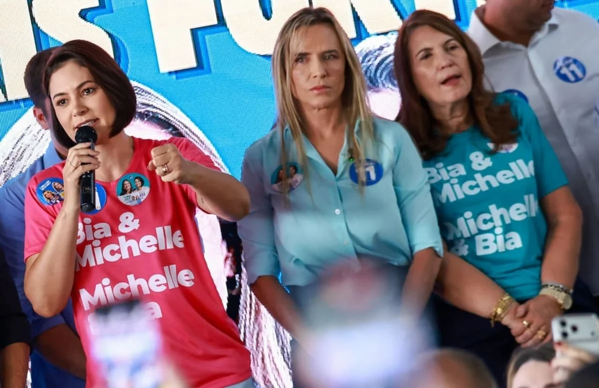 Michelle Bolsonaro, Celina Leão e Bia Kicis Michelle Bolsonaro, Celina Leão e Bia Kicis
